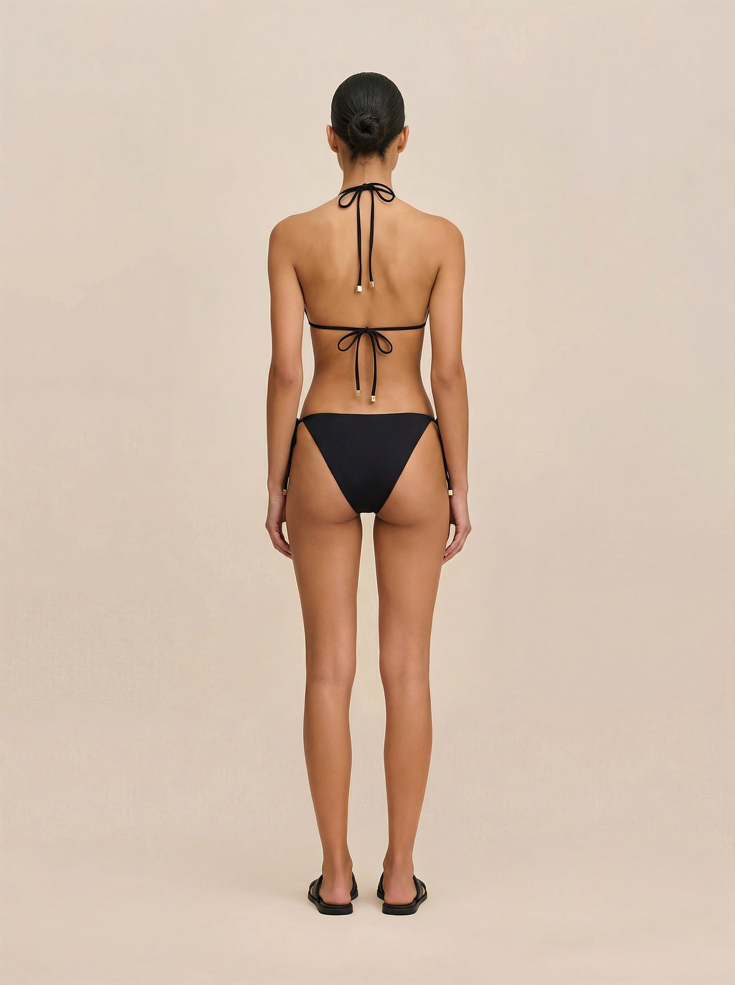 Basic Beach Bikini Bottom - Black