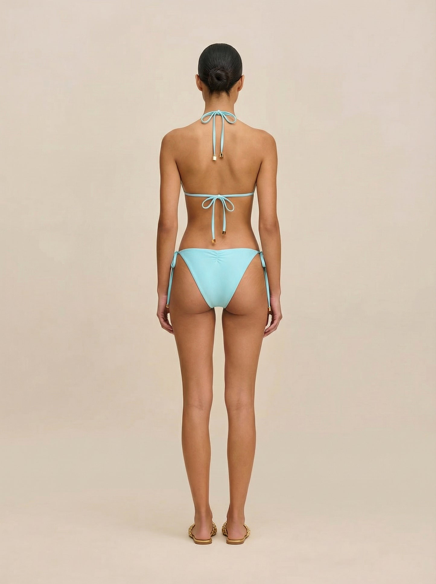 Basic Beach Bikini Bottom - Blue