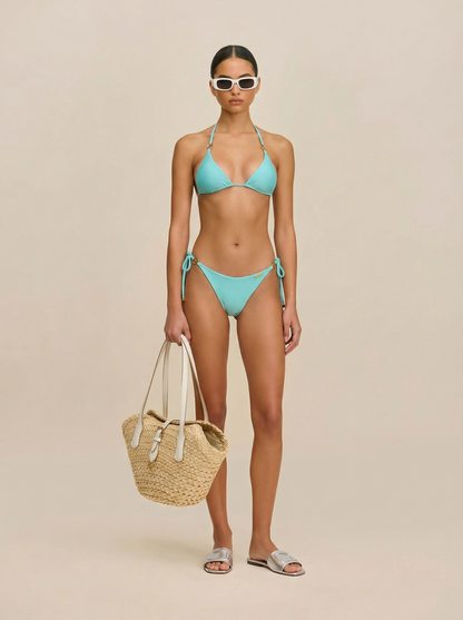 Basic Beach Bikini Bottom - Blue