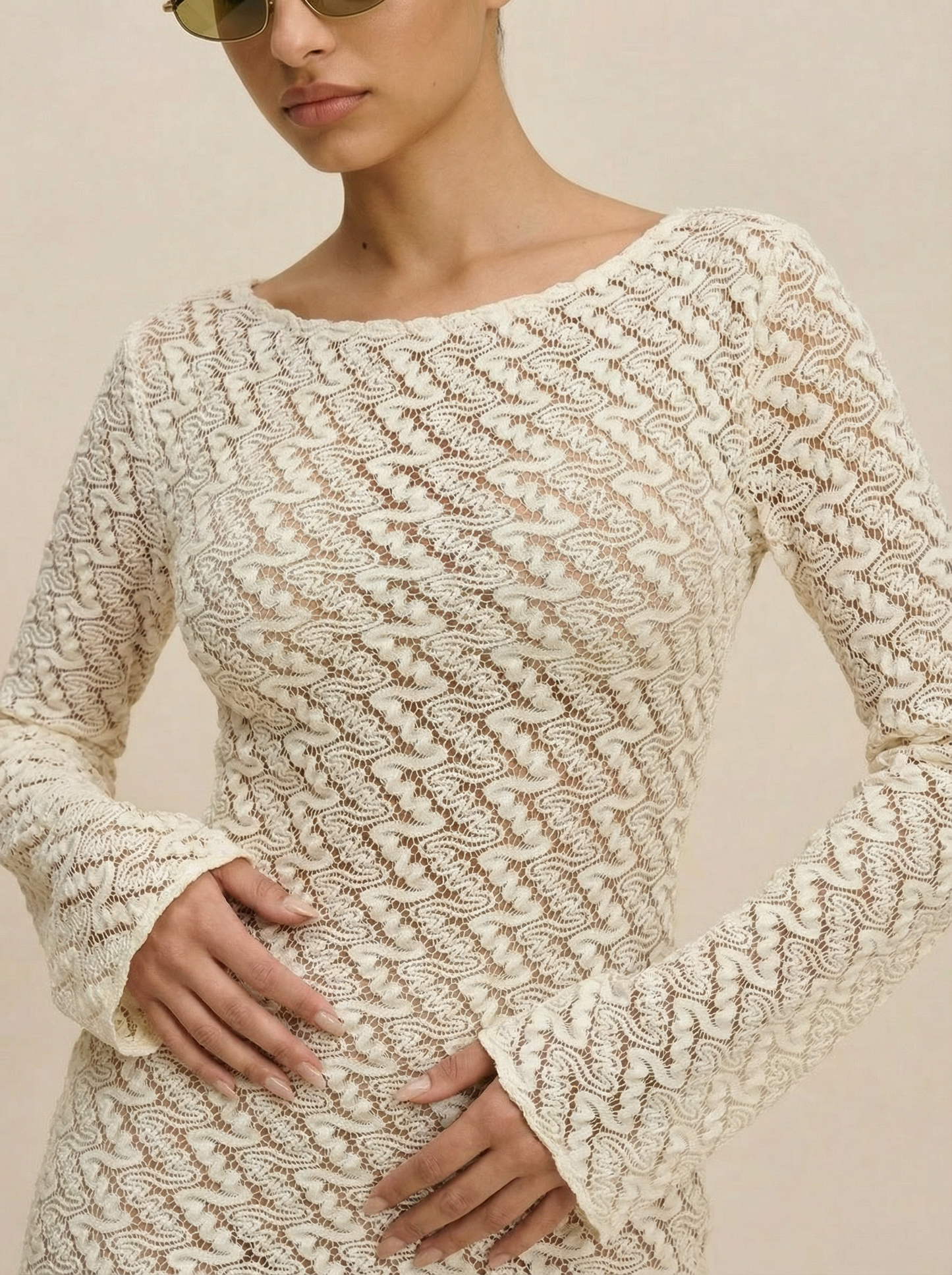 Sophie Beach Dress - Ivory