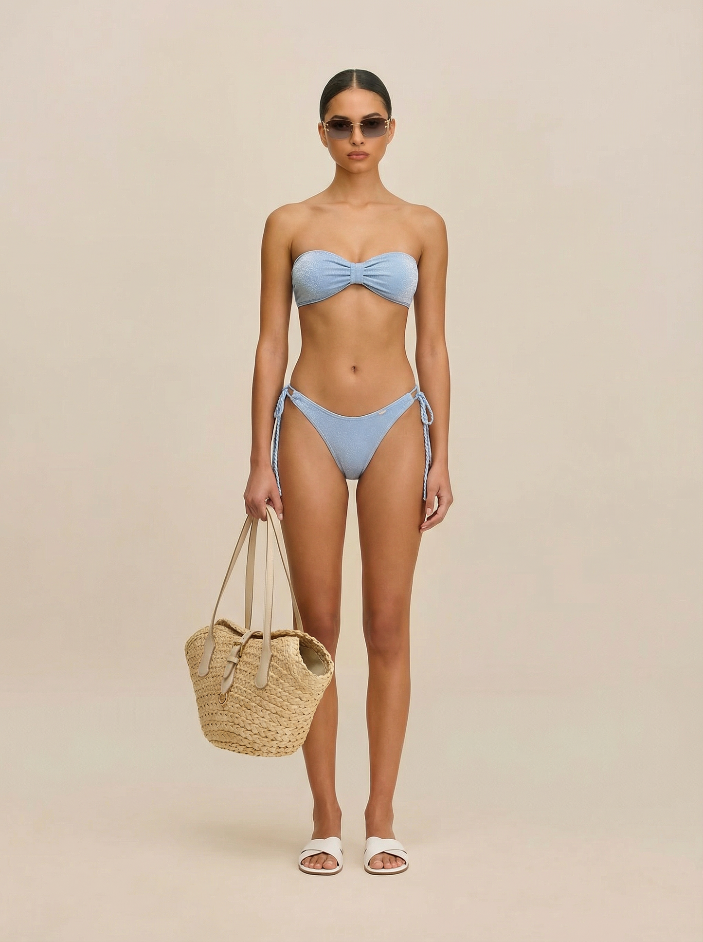 Dare to Shine - Blue Shimmer Bikini Top